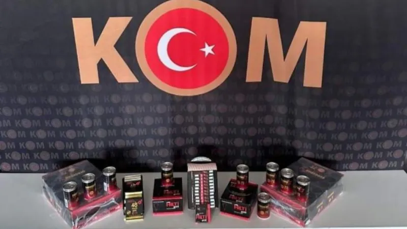 Aydın'da Şok Baskın! 263 Kaçak Gıda Takviyesi Ele Geçirildi!
