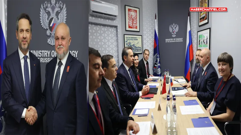 Bakan Alparslan Bayraktar, Rusya Enerji Bakanı Sergey Tsivilev ile görüştü