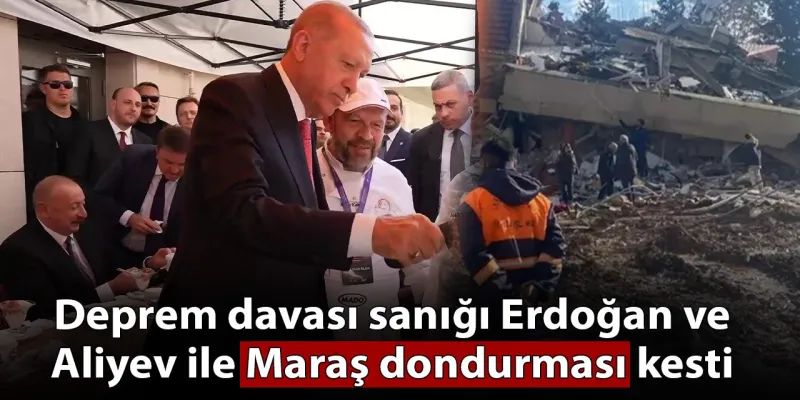 Erdoğan ve Aliyev'le Dondurma Kesen Sanık Şok Etti!