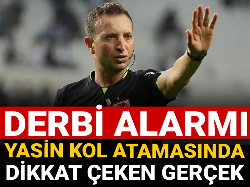 Derbi Hakemi Yasin Kol Kararı Tartışma Yarattı! Şok İddia!