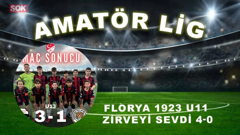 Florya 1923 U11 Fırtınası Esti! Yücespor'u Deplasmanda Ezdi Geçti!
