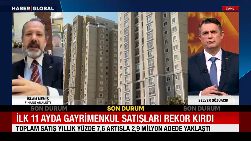İlk 11 ayda gayrimenkul satışları rekor kırdı