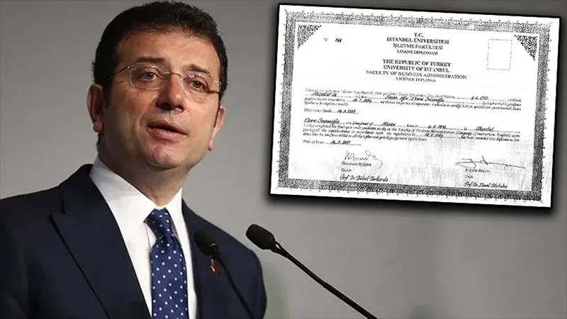 İmamoğlu'nun diploma davasında çok önemli ara karar: İdare Mahkemesi, İstanbul Cumhuriyet Başsavcılığı'ndan diploma soruşturmasını istedi