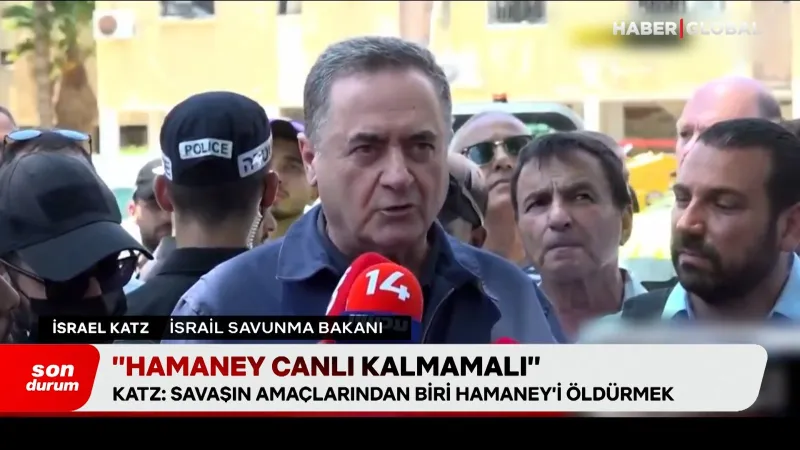 İsrail Savunma Bakanı Katz: Hamaney canlı kalmamalı