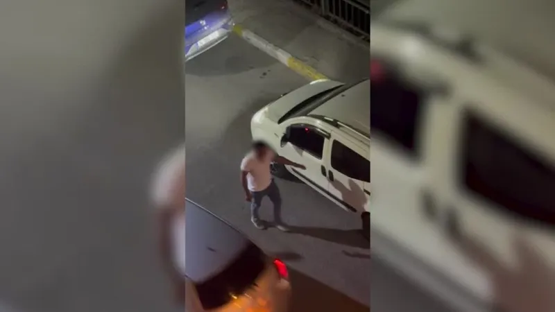 Kız arkadaşının boğazını sıkarak zorla araca bindirmişti! Gözaltına alındı