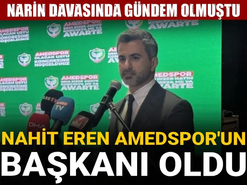 Amedspor'da Sürpriz Gelişme: Nahit Eren Başkan Seçildi!