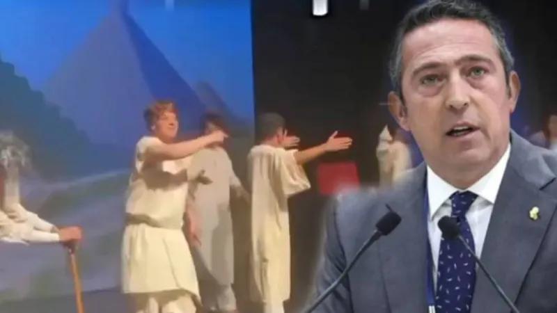 Ali Koç İstifa! Tiyatro Sahnesinde Şok Slogan