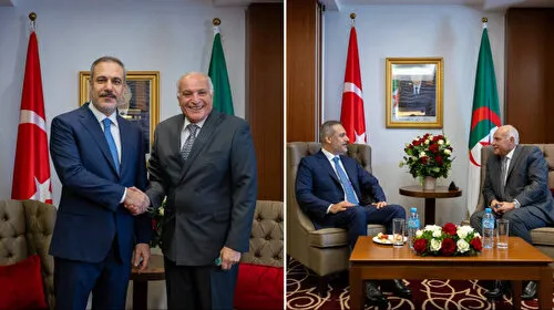 Bakan Fidan Cezayir Dışişleri Bakanı Attaf ile bir araya geldi