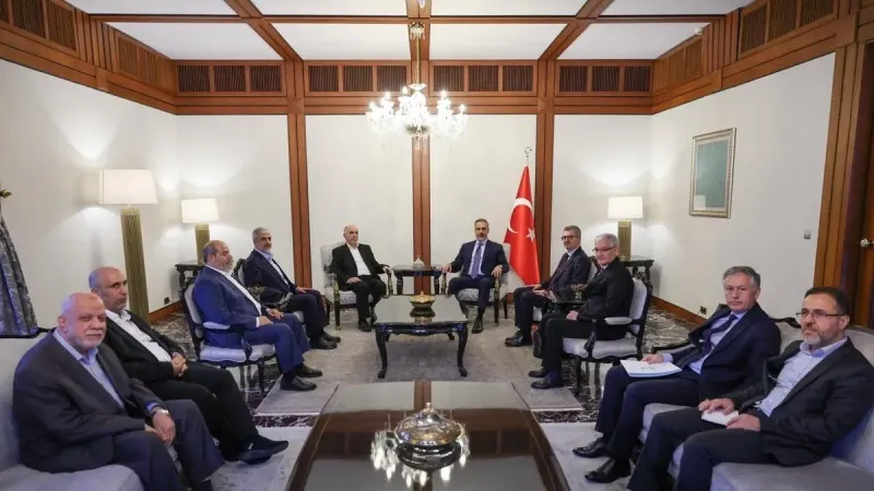 Bakan Fidan'dan Gazze diplomasisi! Hamas Liderlik Konseyi ve Siyasi Büro üyeleriyle görüştü