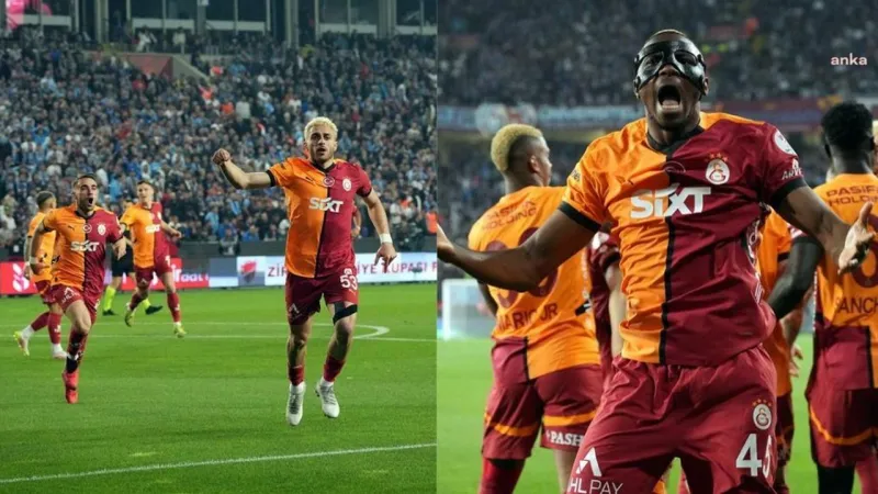 Galatasaray Türkiye Kupası Şampiyonu! Trabzon'a 3 Gol Şoku