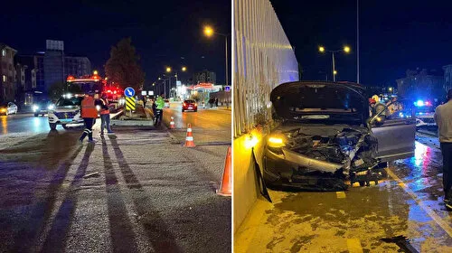 İstanbul'da Feci Kaza: İki Araç Çarpıştı! Yaralılar Var!