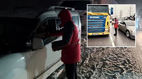 Kızılay'dan kar mağdurlarına sıcak destek