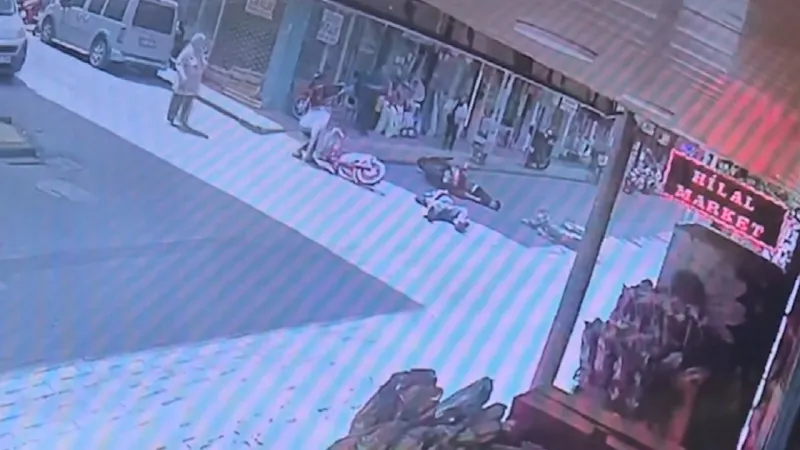 Manisa'da Motosiklet Kabusu! 3 Motor Birbirine Girdi