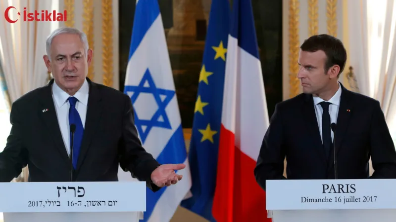 Netanyahu'dan Macron'a Şok Suçlama: Teröristlere Destek mi Veriyor?