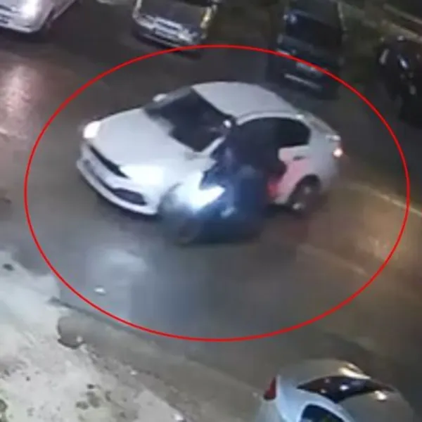 Bursa'da Feci Kaza! Otomobil Motosikleti Biçti: İşte O Anlar!