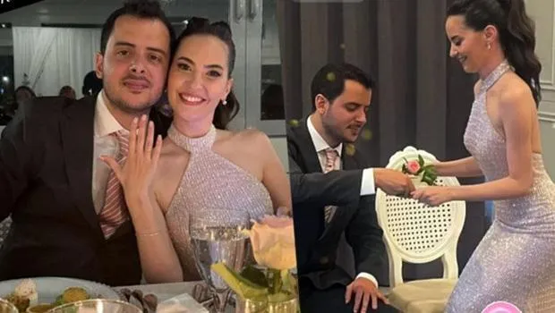 Yüzükler takıldı... Ünlü oyuncu çocukluk aşkıyla evleniyor!