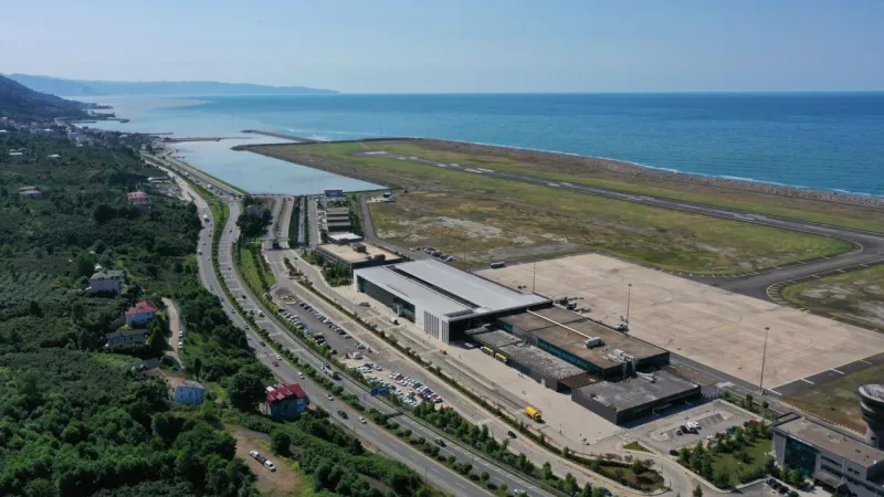 OrduGiresun Havalimanı'nın yolcu sayısında rekor artış
