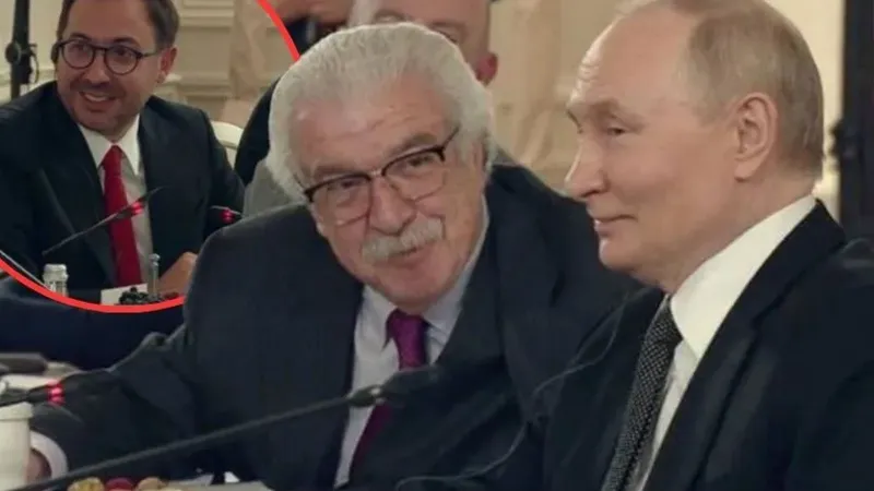Putin'den Türk Gazeteciye Şakalı Gönderme: Eşi mi Bırakmadı?