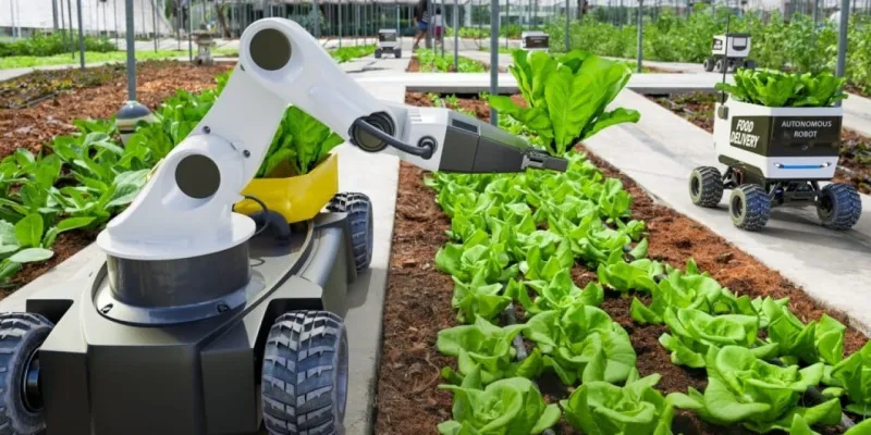 Çiftçi Uyurken Hasat! Robotlar Tarlaları Ele Geçiriyor!