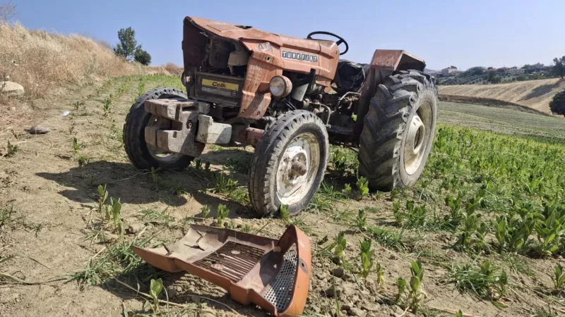 Traktör tarlaya uçtu, 16 yaşındaki çocuk hayatını kaybetti