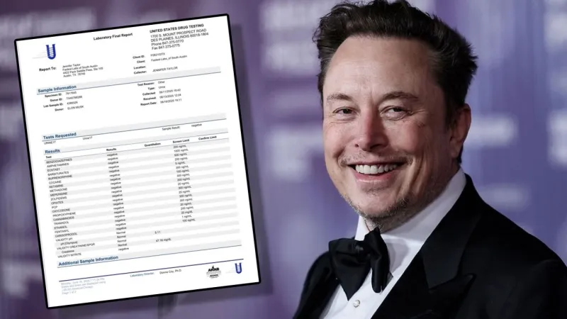 Uyuşturucu iddiaları sonrası Elon Musk’tan flaş hamle: İdrar testi raporu paylaştı!
