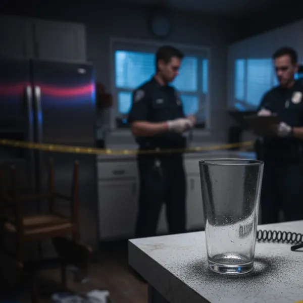 Vahşi cinayetin sırrını tek bir su bardağı çözdü